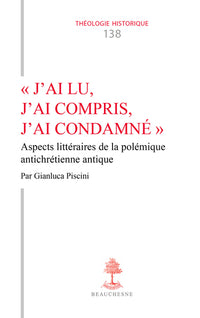 J'ai lu, j'ai compris, j'ai condamné