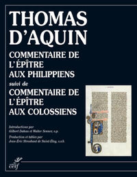 Commentaire de l'épître aux Philippiens suivi de Commentaire de l'épître aux Colossiens