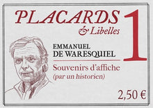 Placards & Libelles - Numéro 1 Souvenirs d'Affiche