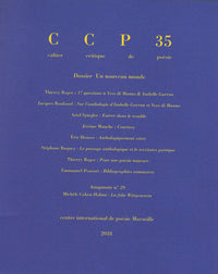 Cahier critique de poésie