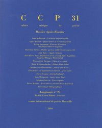 Cahier critique de poésie