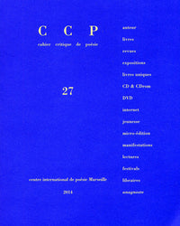 Cahier critique de poésie