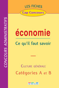 Fiches économie catégories A et B