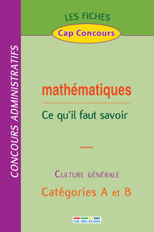 Fiches maths catégories A et B