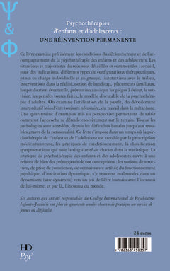 Psychothérapies d'enfants et d'adolescents