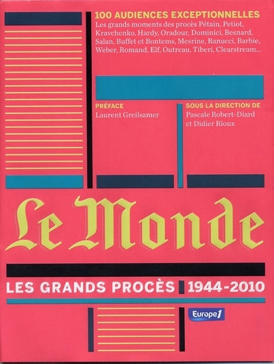 Le Monde - Les grands procès 1944-2010