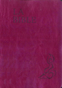 La Bible Parole de vie - Bordeaux, similicuir, grand format, semi-rigide, illustrée par Annie Vallot