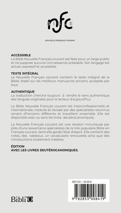 Bible Nouvelle Français courant