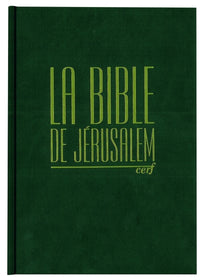 Bible Jérusalem - Format compact, reliure rigide verte