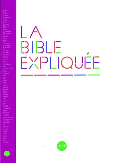 La Bible expliquée avec deutérocanoniques français courant
