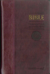 La Bible TOB - Traduction  cuménique de la Bible, notes essentielles, semi-rigide, similicuir bordea