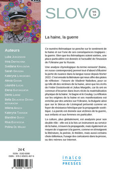 La haine, la guerre