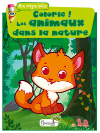 Colorie les animaux dans la nature