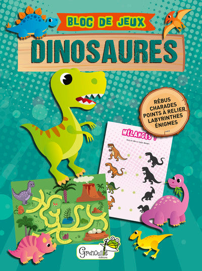 Petit bloc de jeux dinosaures