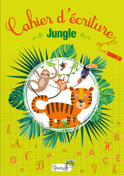 Cahier d'écriture jungle