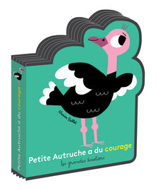 Petite autruche a du courage