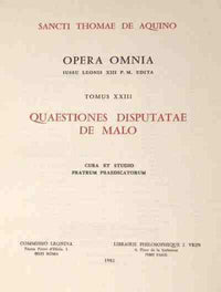 Quaestiones disputatae de malo