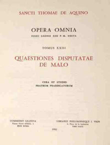 Quaestiones disputatae de malo