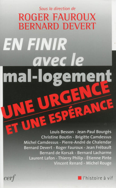 EN FINIR AVEC LE MAL LOGEMENT