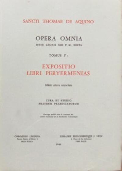 Expositio libri Peryermenias