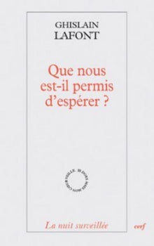 Que nous est-il permis d'espérer ?