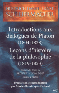 Introductions aux dialogues de Platon