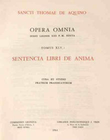 Sentencia Libri de Anima