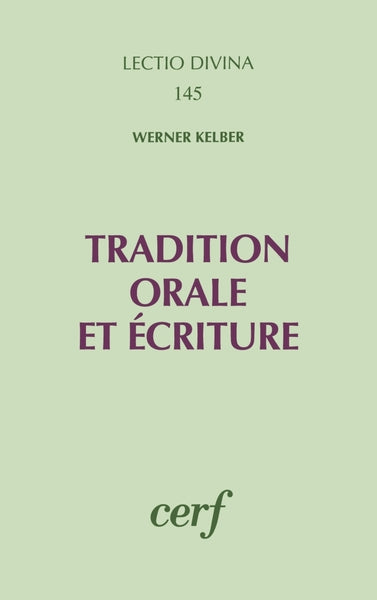 Tradition orale et écriture