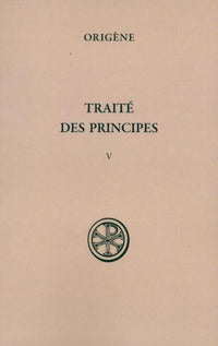 Traité des principes, tome V