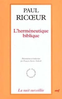 L'Herméneutique biblique