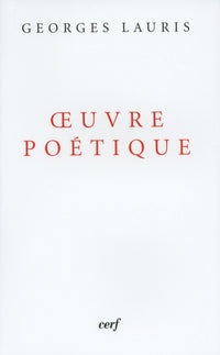 Oeuvre poétique