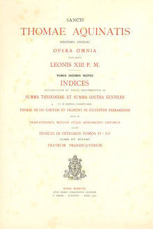 Opera Omnia - Tome 16 Indices