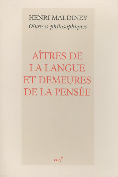 Maîtres de la langue et demeures de la pensée