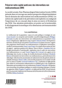 Préserver notre capital santé avec des interventions non médicamenteuses