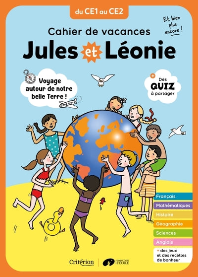 Cahier de vacances Jules et Léonie du CE1 au CE2