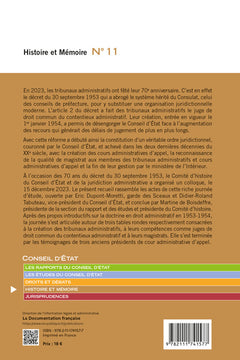 Colloque 70e anniversaire des tribunaux administratifs