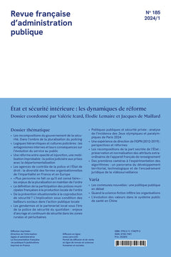 État et sécurité intérieure