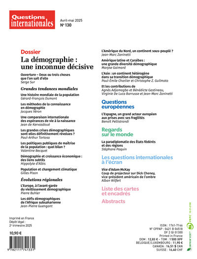 La démographie : une inconnue décisive