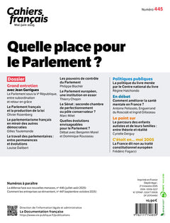 Quelle place pour le Parlement ?
