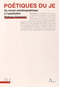 Poétiques du je