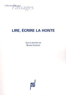 Lire, écrire la honte