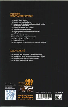L'Avant-Scene Cinema N 655 en Construccion, Jose Luis Guerin - Septembre 2018