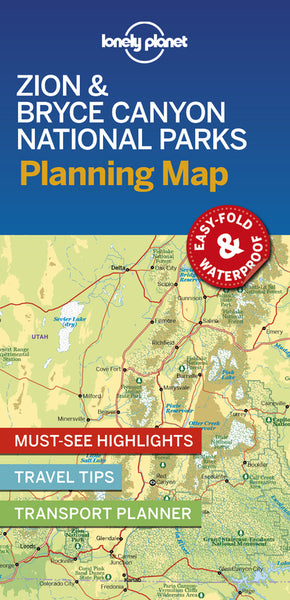 Zion & Bryce Canyon National Parks Planning Map 1ed