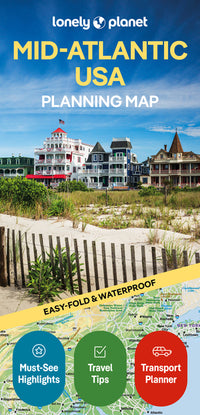 Mid-Atlantic USA Planning Map - 1ed - Anglais