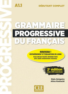 Grammaire progressive débutant complet + appli 2e édition