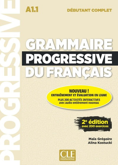 Grammaire progressive débutant complet + appli 2e édition