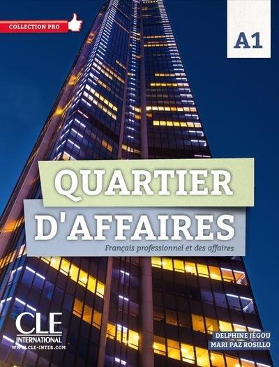Quartier d'affaires FLE niveau A1 élève + DVD