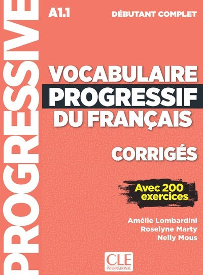Corrigés vocabulaire progressif niveau débutant complet NC