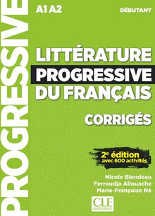 Corrigés Littérature débutant progressive