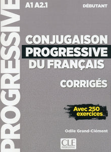 Conjugaison progressive débutant corrigés